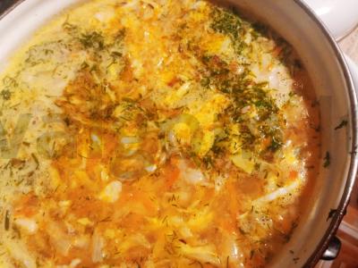 Borsčas su raugintais kopūstais Žingsnis 6