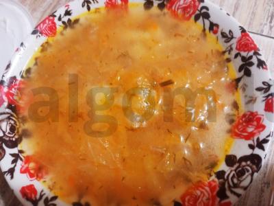 Borsčas su raugintais kopūstais Žingsnis 7