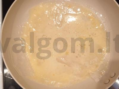 Ryžių popierius kiaušinyje su silpniai sūdyta upėtakio Žingsnis 3