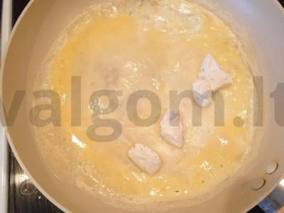 Ryžių popierius kiaušinyje su silpniai sūdyta upėtakio Žingsnis 4