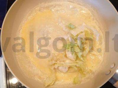 Ryžių popierius kiaušinyje su silpniai sūdyta upėtakio Žingsnis 5