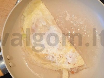 Ryžių popierius kiaušinyje su silpniai sūdyta upėtakio Žingsnis 7