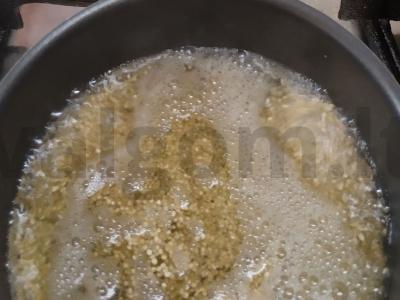 Salotos su quinoa ir varške Žingsnis 1