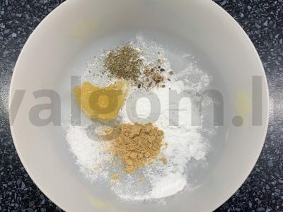 Vištienos krūtinėlė apelsinų padaže pietums Žingsnis 2