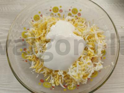 Užkandis ant krekerių „Krabų“ Žingsnis 5