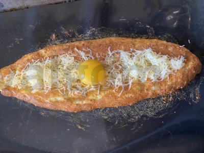 Adžarų hachapuri iš varškės tešlos Žingsnis 6