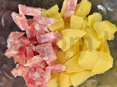 Grybų salotas Žingsnis 1