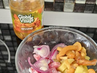 Grybų salotas Žingsnis 2