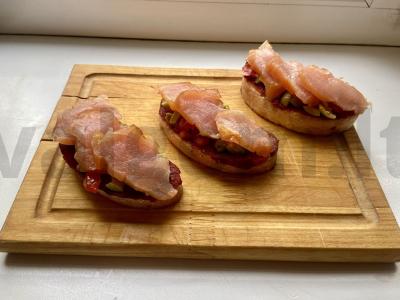 Brusketa su karpaču Žingsnis 5