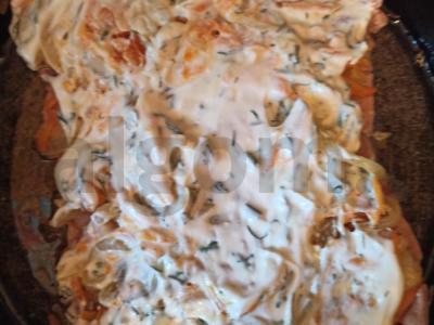 Lašiša su daržovėmis, kepta orkaitėje Žingsnis 5