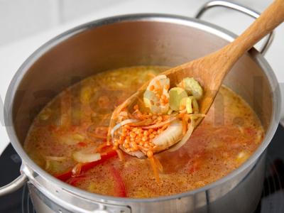 Lęšių sriuba su daržovėmis Žingsnis 5