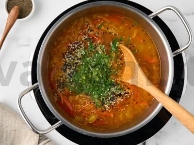 Lęšių sriuba su daržovėmis Žingsnis 6