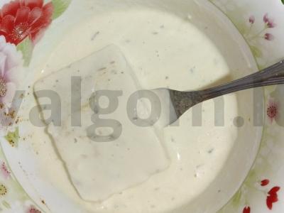 Menkių filė alaus tešloje Žingsnis 6