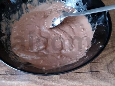 Sausainiai su šokoladu ir varške Žingsnis 3