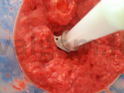 Braškinių-migdolų ledai Žingsnis 3