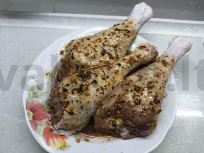 Kepti kalakutų šlaunelės Žingsnis 4