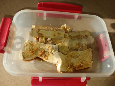 Grilio tofu su česnaku ir sojų padažu Žingsnis 2