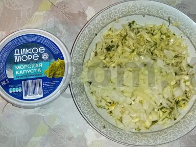 Salotas „Kopūstų duetas“ Žingsnis 7