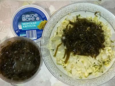 Salotas „Kopūstų duetas“ Žingsnis 8