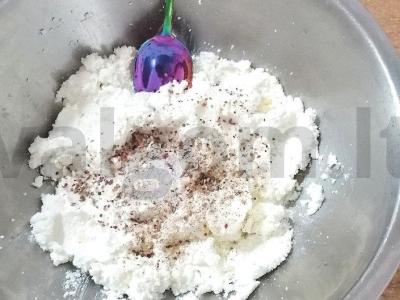 Tartaletės su varške ir žolelėmis Žingsnis 3