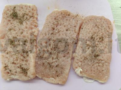 Kiaulienos kepsniai tešloje Žingsnis 1