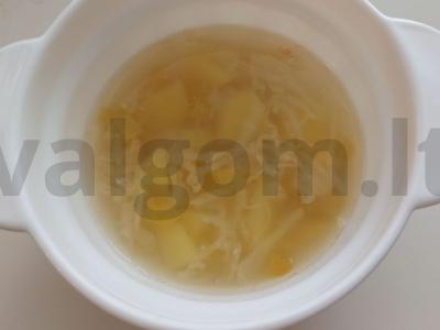 Sriuba su raugintais kopūstais pagrindine nuotrauka