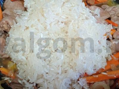 Plovas su vištienos širdelėmis Žingsnis 6