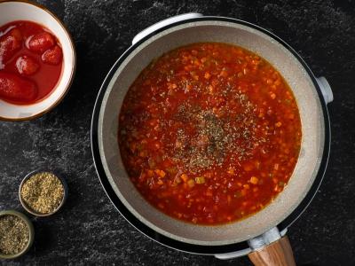 Spagečiai bolonjeze su jautienos faršu Žingsnis 3