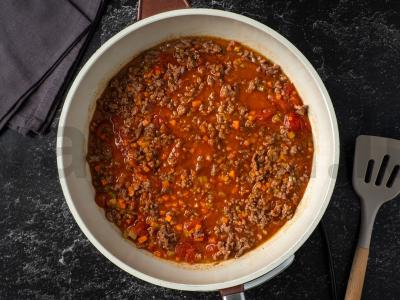 Spagečiai bolonjeze su jautienos faršu Žingsnis 4