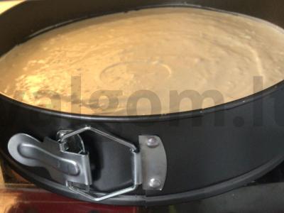 Namų sūrio pyragas be kepimo Žingsnis 2