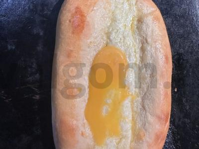 Patingėti khachapuri su sūriu ir varškės granulemis Žingsnis 6