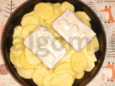 Plačiakampis su bulvėmis pagal ūkininkų receptą Žingsnis 6