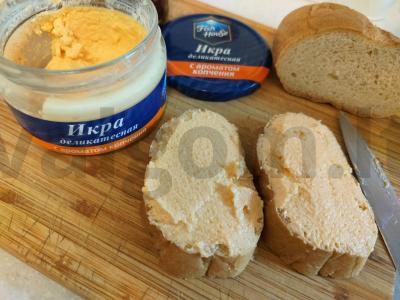 Sumuštiniai su džiovintais pomidorais ir žuvies ikrais Žingsnis 2