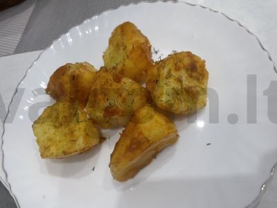 Bulvių puselės pomidorų sultyse kaip garnyras Žingsnis 6