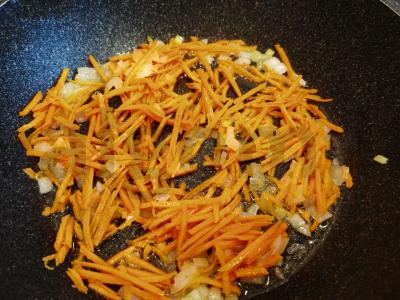 Kalmarai su daržovėmis Žingsnis 3