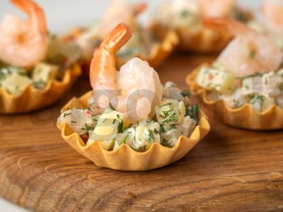 Krevetės ir ananasų užkandžių taurėlės Žingsnis 5