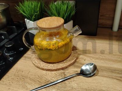 Mango arbata su šaltalankiais ir vanile Žingsnis 3