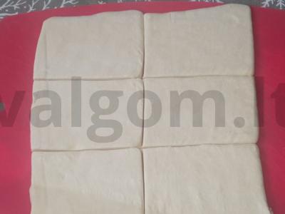 Hachapuri „Firminiai“ iš sluoksniuotos tešlos Žingsnis 1