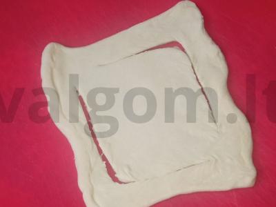 Hachapuri „Firminiai“ iš sluoksniuotos tešlos Žingsnis 2