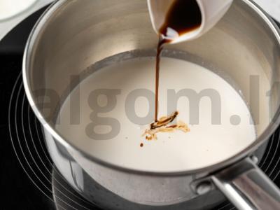 Kepti pipirai su „Trijų sūrių“ padažu Žingsnis 3