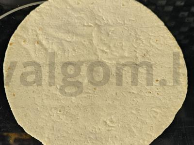 Lavašas su marinuotais grybais Žingsnis 1