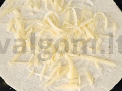 Lavašas su marinuotais grybais Žingsnis 2