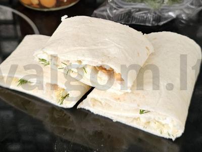 Lavašas su marinuotais grybais Žingsnis 5