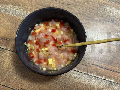 Kalakutų keksiukai su daržovėmis vaikams Žingsnis 7