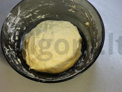 Šventinis vištienos pyragas su grybais ir šonine Žingsnis 7