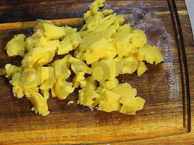 Šventinis vištienos pyragas su grybais ir šonine Žingsnis 14