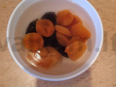 Įdaryti džiovinti vaisiai Žingsnis 1