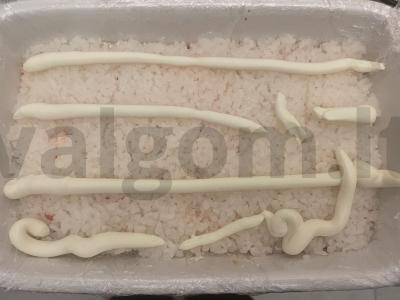 Sushi tortas su raudona žuvimi Žingsnis 5