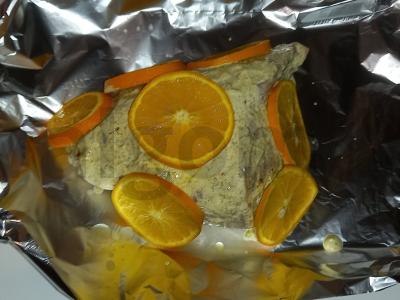 Kepta kiauliena su apelsinu ir grietine Žingsnis 4