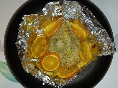 Kepta kiauliena su apelsinu ir grietine Žingsnis 5